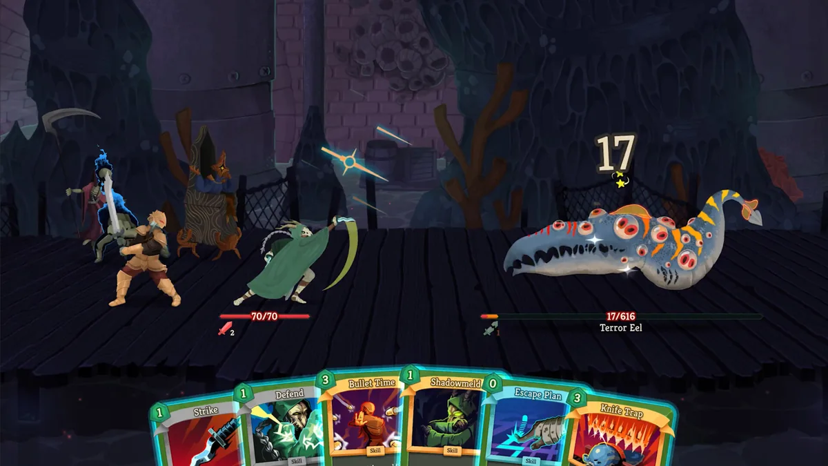 A hand of cards in Slay the Spire 2
